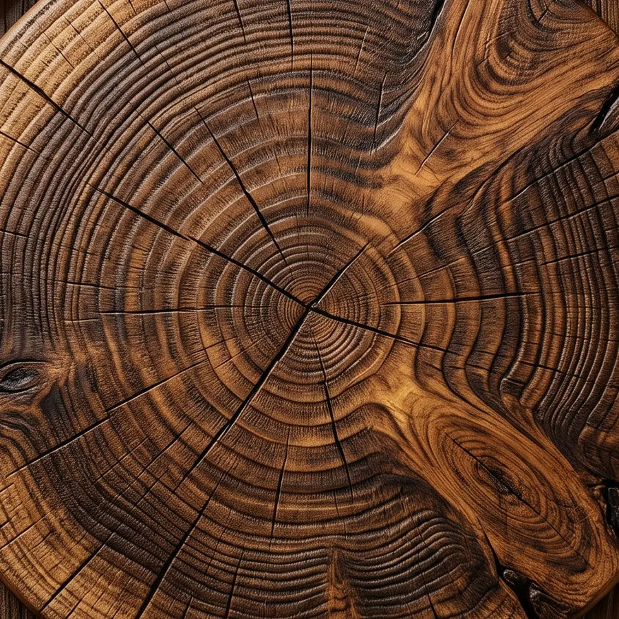 Solid wood grain close-up