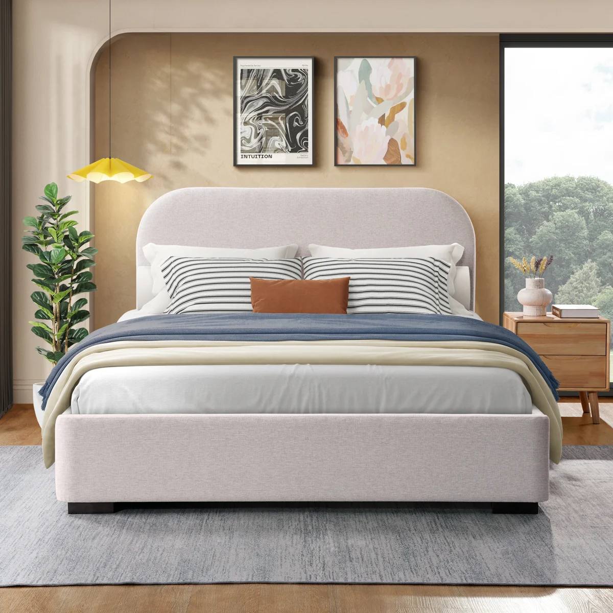 Oslo Rounded Upholstery Bed