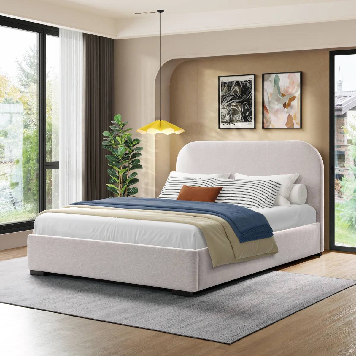 Oslo Rounded Upholstery Bed