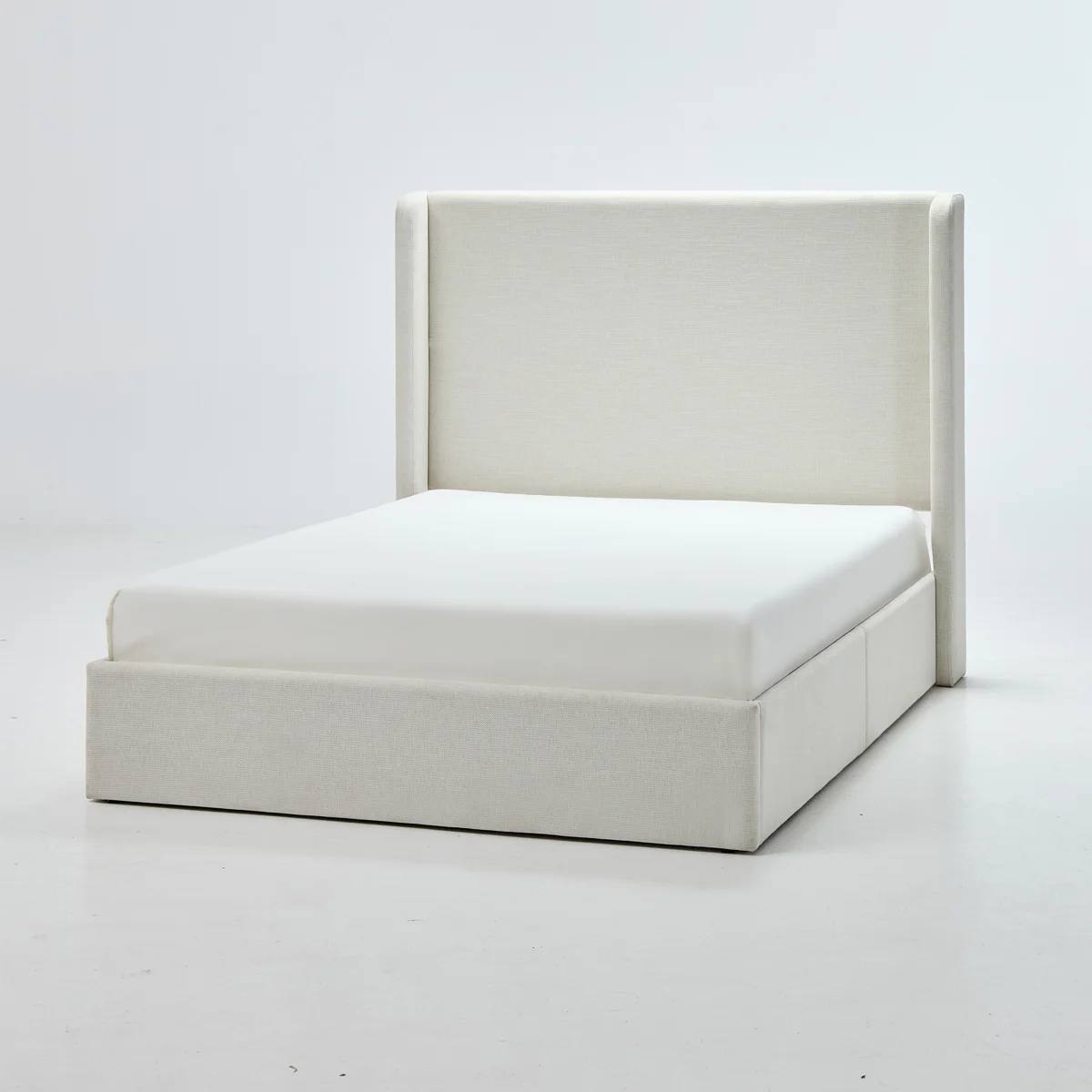 White Upholstery Bed