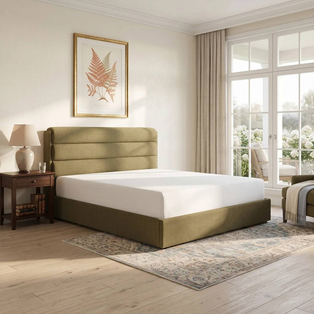 Rolling Tufting Upholstery Bed