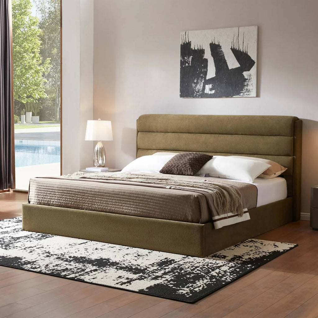 Rolling Tufting Upholstery Bed