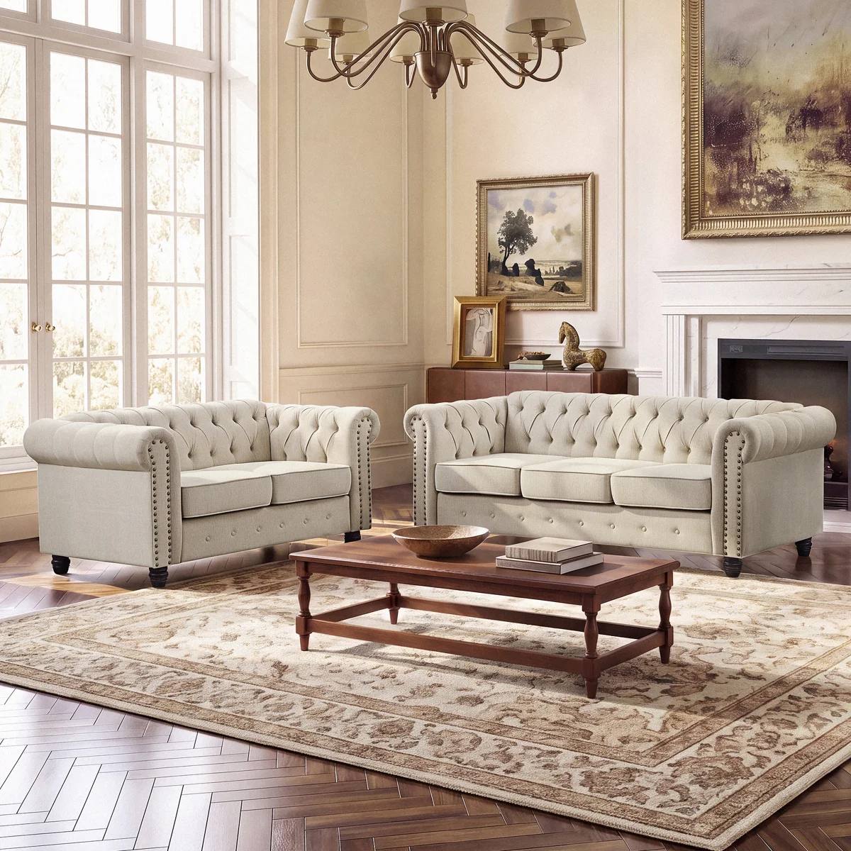 Royale Tufted Sofa