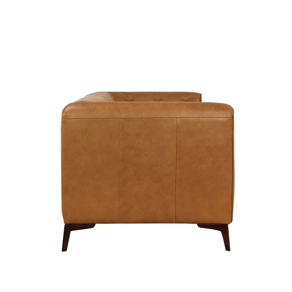 Tufted Tan Sofa