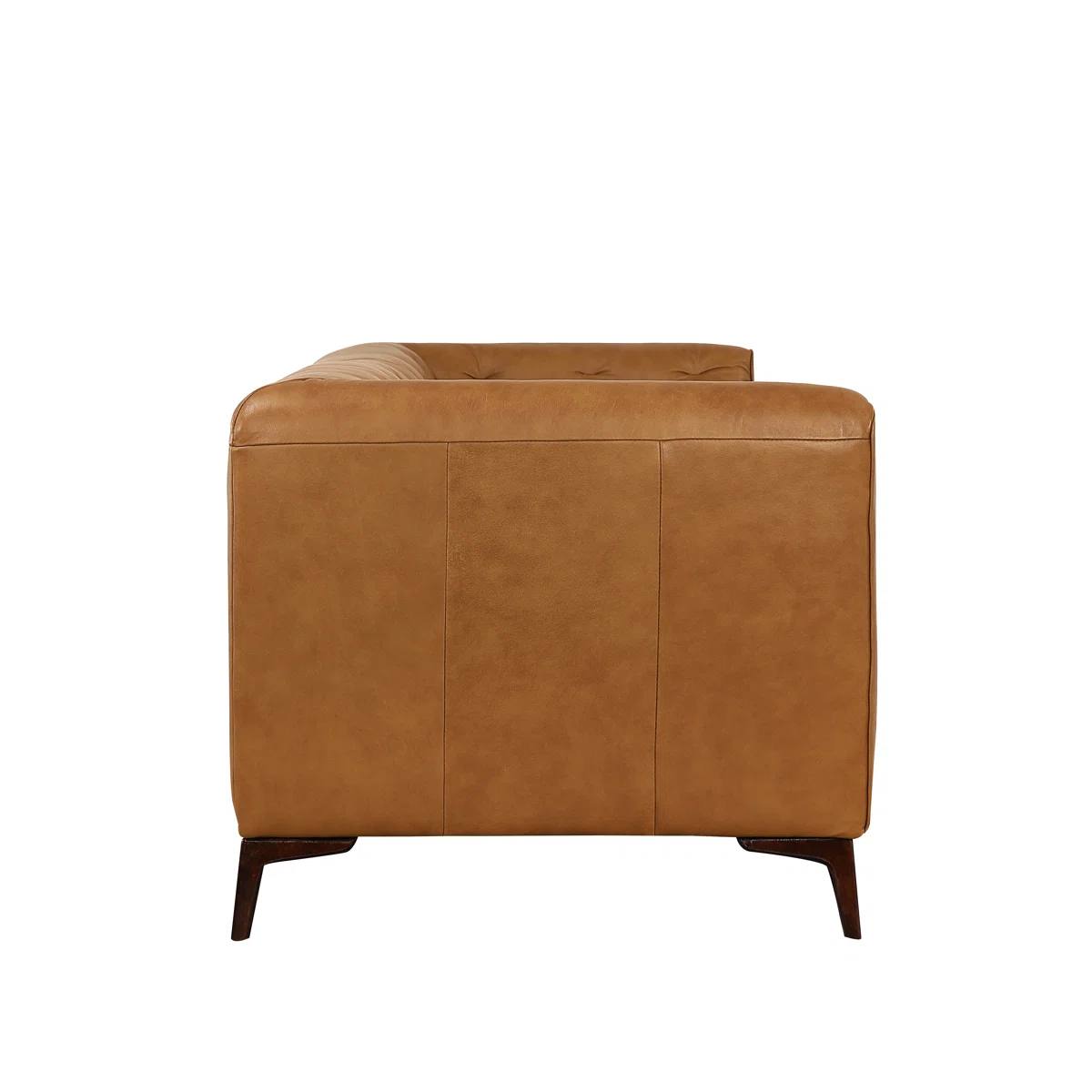Tufted Tan Sofa